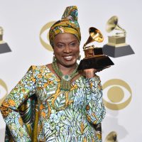 LOS ANGELES, CALIFORNIA - JANUARY 26: Angelique Kidjo, winner of Best World Music Album for "Celia", poses in the press room during the 62nd Annual GRAMMY Awards at STAPLES Center on January 26, 2020 in Los Angeles, California. (Photo by Alberto E. Rodriguez/Getty Images for The Recording Academy)
